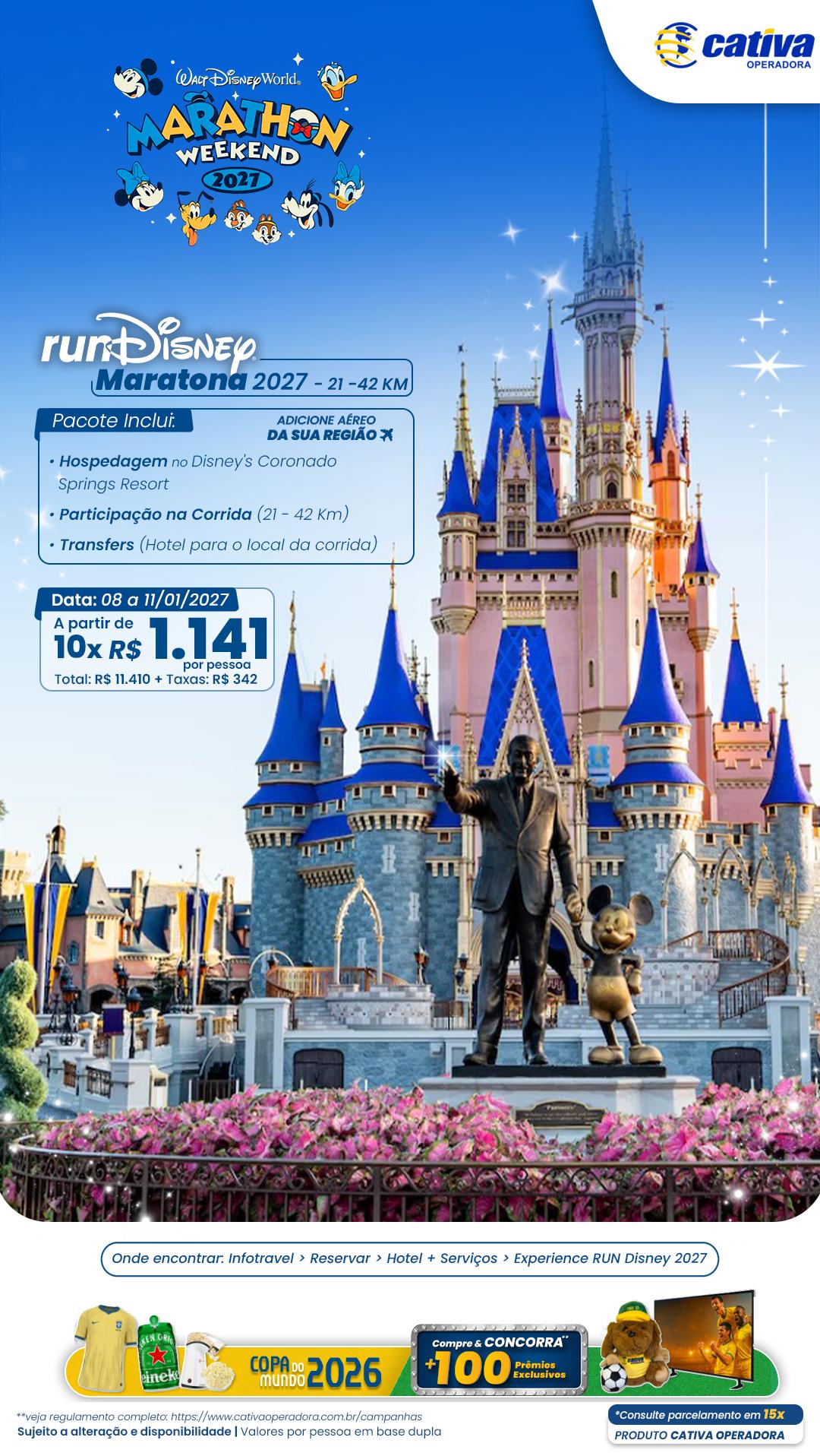 Run Disney 21 42 km/TERRES 08/01